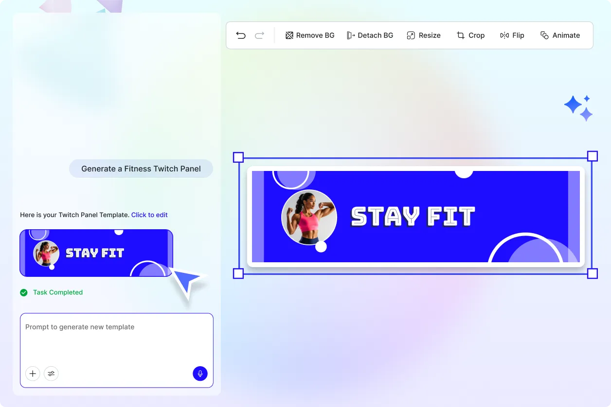 Free AI Twitch Panel Generator, Create Panel Images Online [ No Signup ]